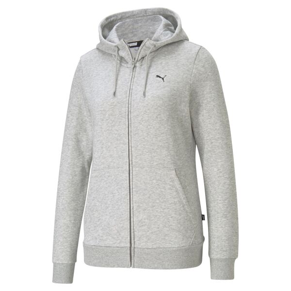 Puma Womens Small Logo Zip Hoodie Thumbnail